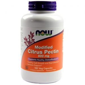 Цитрусовый  пектин, Citrus Pectin, Now Foods, модифицированный, 800 мг, 180 вегетарианских капсул