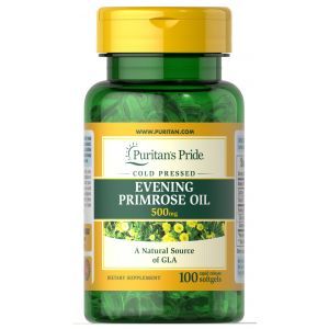 Puritan's Pride, Evening Primrose Oil 500 mg with GLA 100 