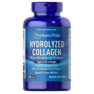Kolagen, Hydrolizowany Kolagen, Puritan's Pride, Hydrolizowany, 1000 mg, 180 Kapsułki