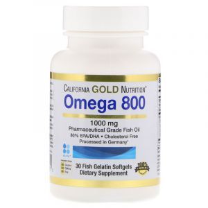 Омега 800, Omega 800, Madre Labs, 1000 мг, 30 капсул (Default)