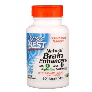 Витамины для мозга с GPC и PS, Brain Enhancers, Doctor's Best, 60 капсул (Default)