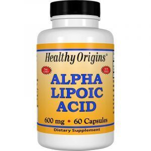 Альфа-липоевая кислота, Alpha Lipoic Acid, Healthy Origins, 600 мг, 60 капсул (Default)