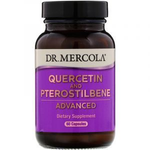 Kwercetyna i Pterostilbene, Dr Kwercetyna i Pterostilbene Mercola, 60 kapsułek
