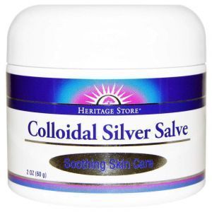 Мазь с коллоидным серебром, Colloidal Silver Salve, Heritage Products, 60 г