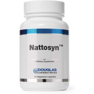 Наттокиназа, гесперидин и гранат, здоровый кровоток, Nattosyn, Douglas Laboratories, 60 капсул