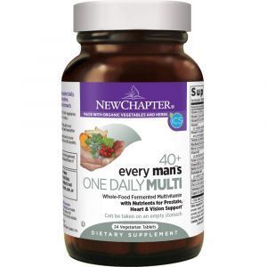 Мультивитаминный комплекс для мужчин 40 +, One Daily Multi, New Chapter, 1 в день, 24таблеток 