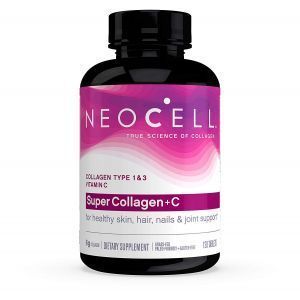 Super Kolagen, Typ 1 i 3, Kolagen + C, Neocell, 6000 mg, 120 Tabletki