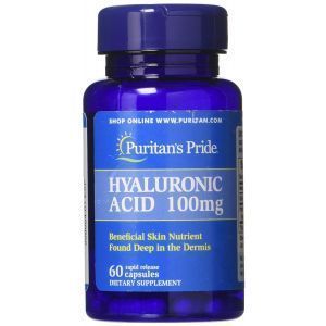 Kwas hialuronowy, Puritan's Pride, 100 mg, 60 kapsułek