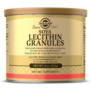  Лецитин соевый, Lecithin Granules, Solgar, гранулы, 227 г