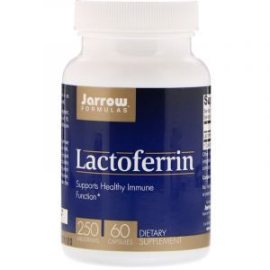 Лактоферрин, Lactoferrin, Jarrow Formulas, 250 мг, 60 капсул. (Default)