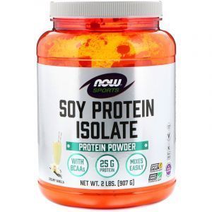 Изолят соевого протеина, Soy Protein Isolate, Now Foods, ваниль, порошок, 907 г (Default)