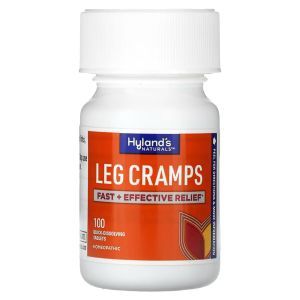 Клеточные соли от судорог в ногах, Leg Cramps, Hyland's, 100 быстрорастворимых таблеток