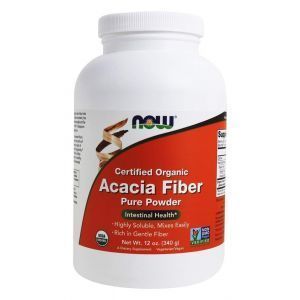 Волокна акации, Acacia Fiber, Now Foods, органик, 340 