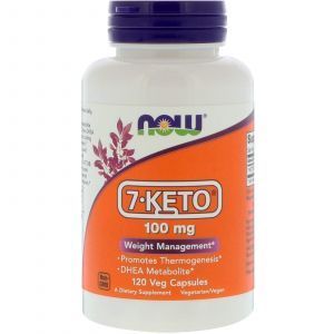7 кето DHEA, 7-Keto, Now Foods, 100 мг, 120 кап