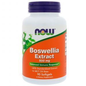 Босвелия (Boswellia), Now Foods, экстракт, 500 мг, 90 капс