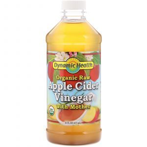 Яблочный уксус, Apple Cider, Dynamic Health Laboratories, органик, 473 мл