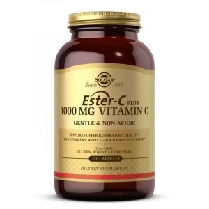 Витамин С эстер плюс, Ester-C Plus Vitamin C, Solgar, 1000 мг, 100 капсул
