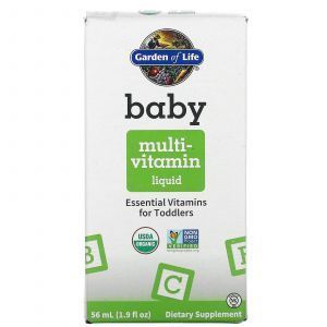 Multiwitamina dla dzieci, Baby Multiwitamina, Garden of Life, płyn, 56 ml