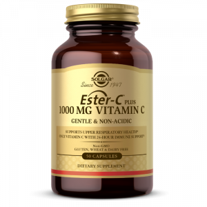 Витамин С эстер плюс, Ester-C Plus Vitamin C, Solgar, 1000 мг, 50 капсул
