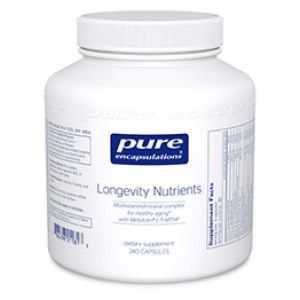 Питательные вещества для долгожительства, Longevity Nutrients, Pure Encapsulations, 240 капсул