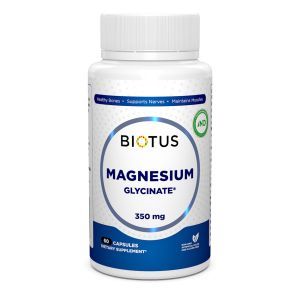 Glicynian magnezu, Glicynian magnezu, Biotus, 60 kapsułek