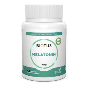 Melatonina, Melatonina, Biotus, 3 mg, 60 kapsułek