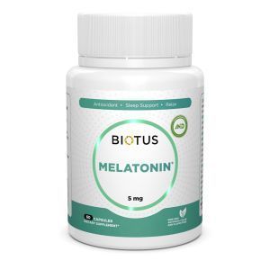 Melatonina, Melatonina, Biotus, 5 mg, 60 kapsułek