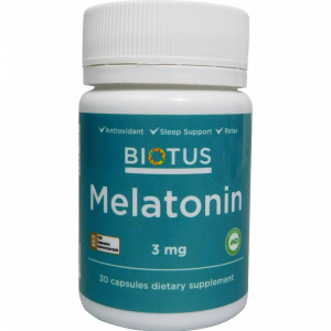 Melatonina, Melatonina, Biotus, 3 mg, 30 kapsułek