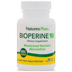 Биоперин, Bioperine 10, Nature's Plus, 10 мг, 90 капсул 