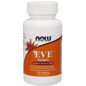 Витамины для женщин, EVE Women's Multi, Now Foods, превосходный комплекс, 90 капсул