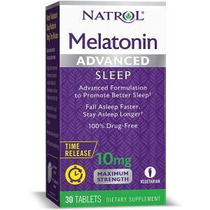 Melatonina Advanced Sleep, Natrol, 10 mg, 30 tabletek