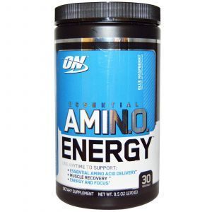 Amino Energy, Optimum Nutrition, Blue Raspberry, 270 gram