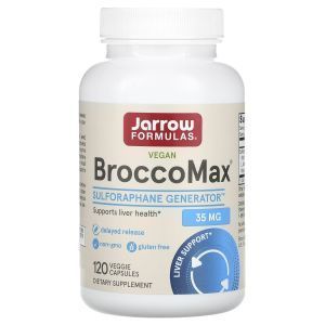 Экстракт брокколи, BroccoMax, Jarrow Formulas, 120 растительных капсул с отсроченным высвобождением