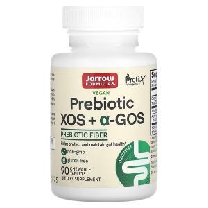 Błonnik prebiotyczny XOS + a-GOS, prebiotyk, formuły Jarrow, 90 tabletek do żucia