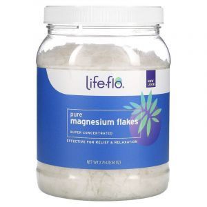 Хлопья чистого магния, Magnesium Flakes, Life Flo Health, 1,25 кг