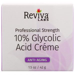 Крем для кожи с 10% гликолевой кислотой, Glycolic Acid Cream, Reviva Labs, 42