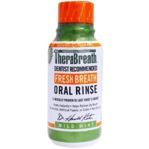 Ополаскиватель для рта (мята), Fresh Breath Oral Rinse, TheraBreath, 88,7 мл