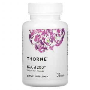 Rybozyd nikotynamidu, NiaCel 200, Thorne Research, 60 kapsułek