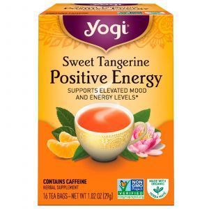 Чай со вкусом мандарина, Positive Energy, Sweet Tangerine, Yogi Tea,16 пакетиков, 29 г